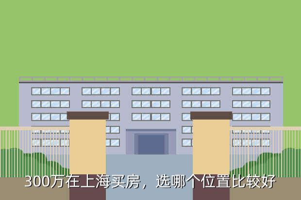 300万在上海买房，选哪个位置比较好